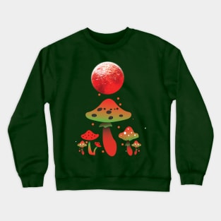 Red Spores Crewneck Sweatshirt